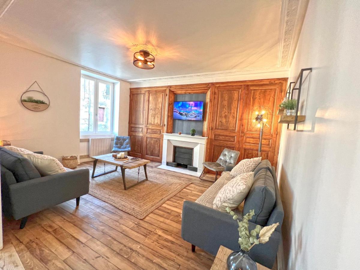 Gite Cosy Avec Jacuzzi Classe 3 Etoiles Poncin Buitenkant foto